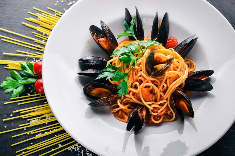 Perfekt für ein romantisches Diner: Pasta mit Muscheln