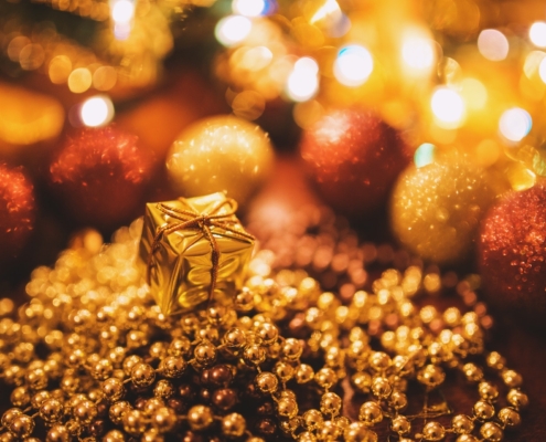 Goldglänzend wie die Weihnachtszeit