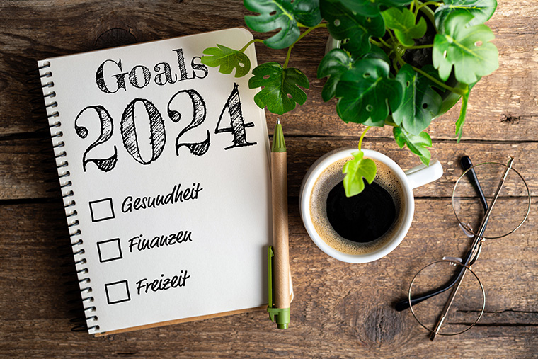 Welcome 2024: Die besten Neujahrsvorsätze